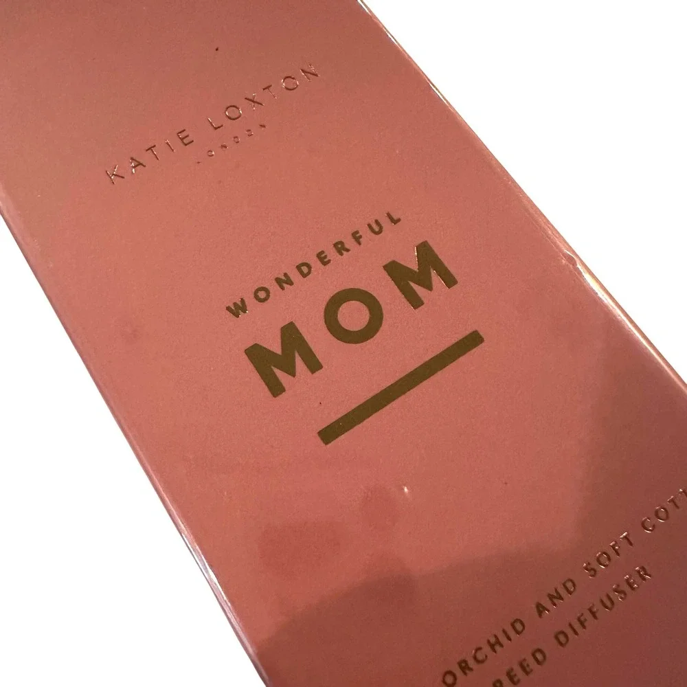 Katie Loxton Wonderful Mom White Orchid Soft Cotton Reed Diffuser NEW IN‎ BOX
